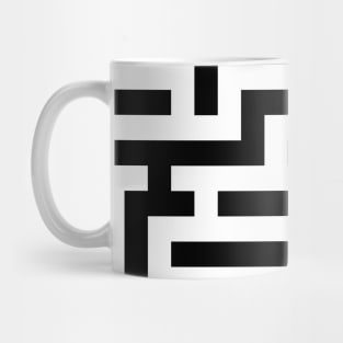 Simple Labyrinth Pattern Mug